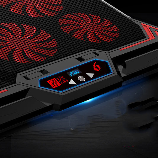 Ice Six-Fan Touch Screen Notebook Radiator