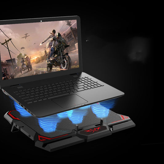 Ice Six-Fan Touch Screen Notebook Radiator
